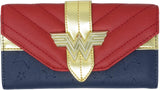 DC Comics Wonder Woman Quilted Flap Wallet