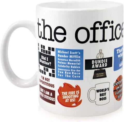 The Office Favorite Quotes White Ceramic Coffee Mug 11 Oz. Beverage Cup
