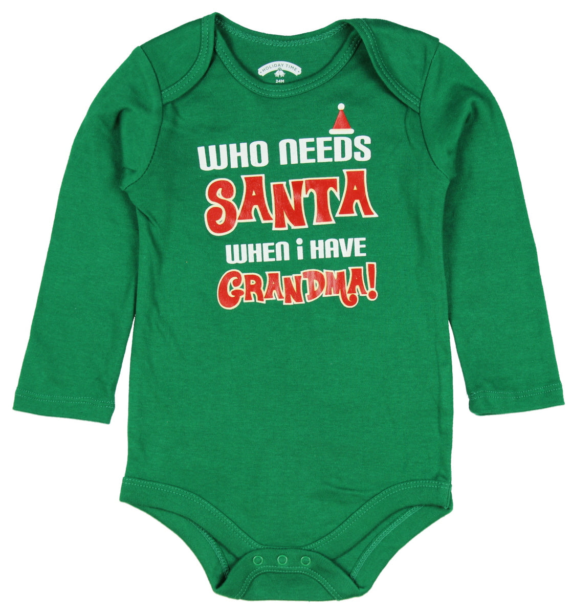 Assorted Santa, Reindeer Baby Boys & Girls Christmas Bodysuit Dress Up Outfit