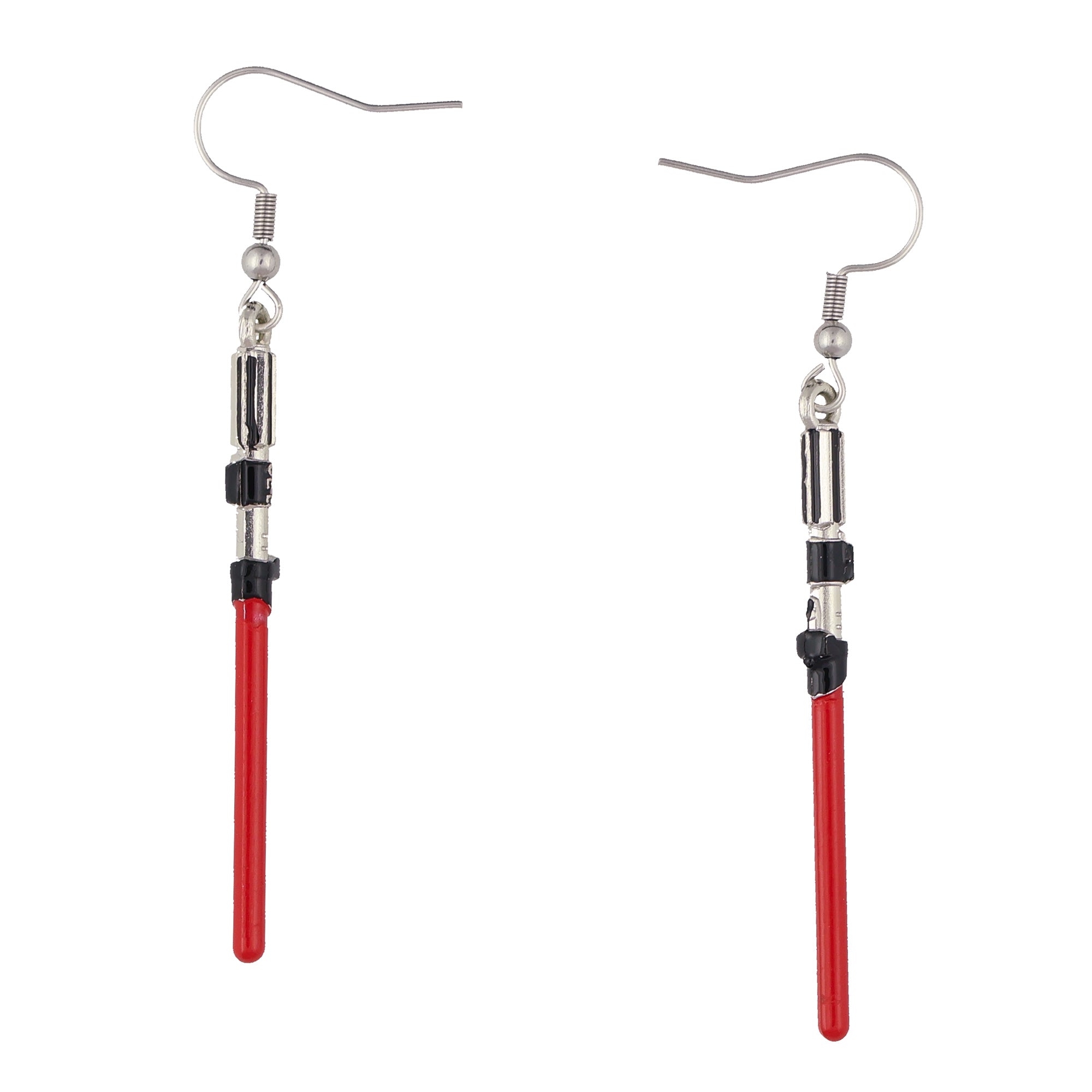 Star Wars Earrings Light Saber Dangle Ear Hook 3-Pair Set