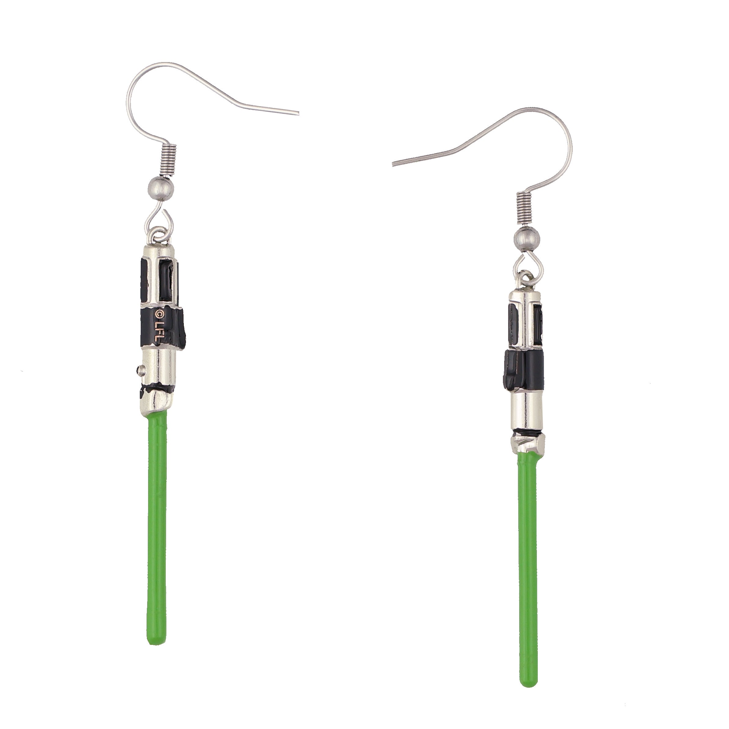 Star Wars Earrings Light Saber Dangle Ear Hook 3-Pair Set