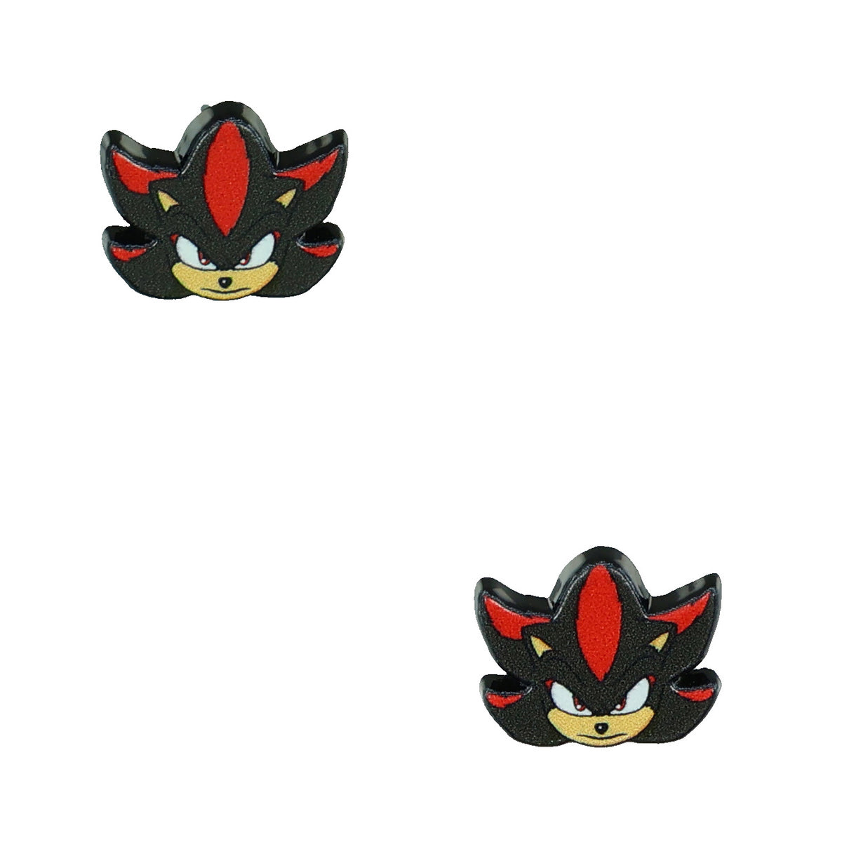 Sonic the Hedgehog 3 Earrings 4-Pair Character Design Stud Jewelry Earring Set
