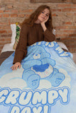 Care Bears Blanket Today Is My Grumpy Day Fleece Throw 45"X60"