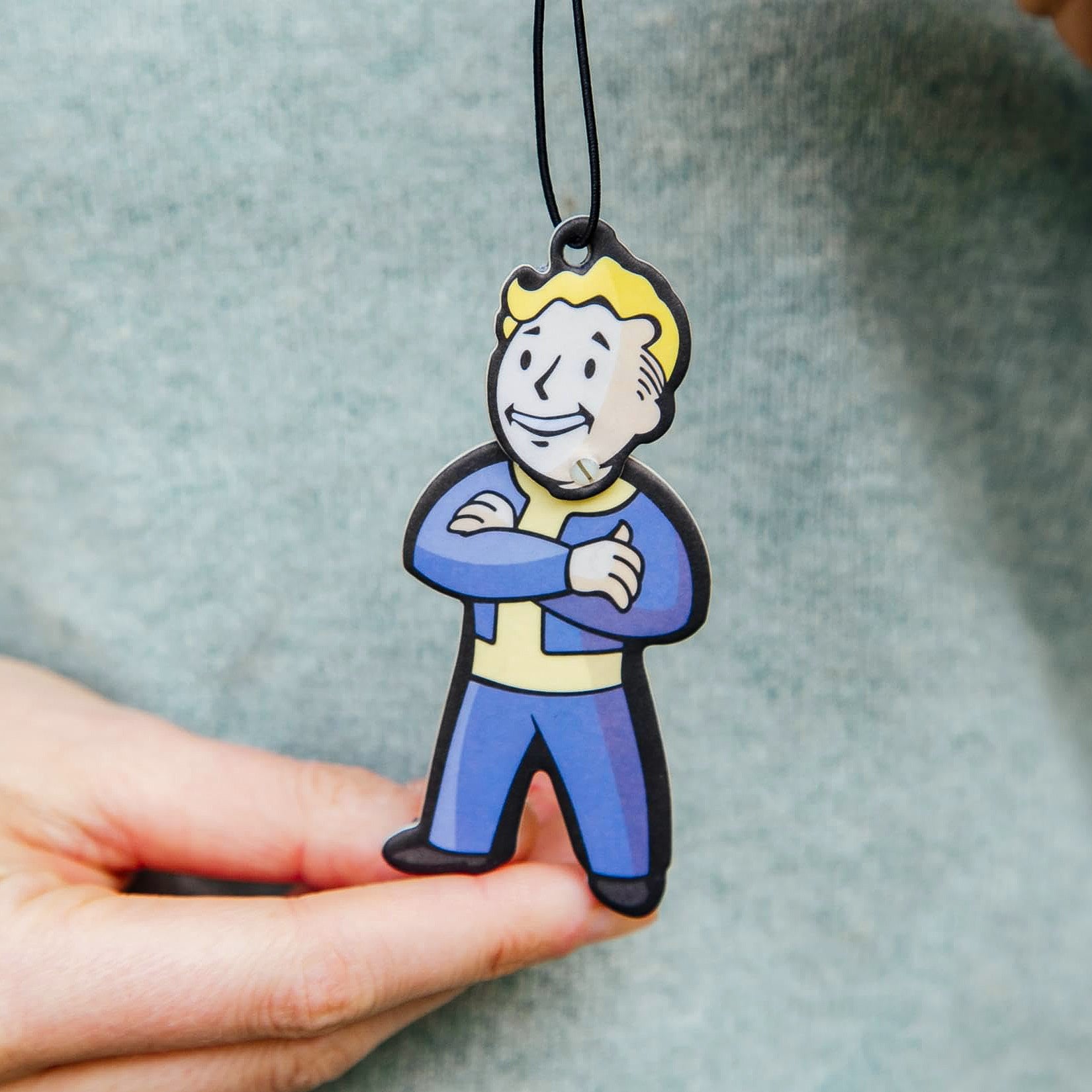 Fallout Boy Wiggler Head Cardboard Hanging Air Freshener- Vanilla Scent