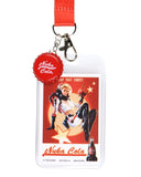 Fallout Lanyard Nuka Cola Zap That Thirst Clear ID Badge Holder Keychain