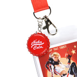 Fallout Lanyard Nuka Cola Zap That Thirst Clear ID Badge Holder Keychain