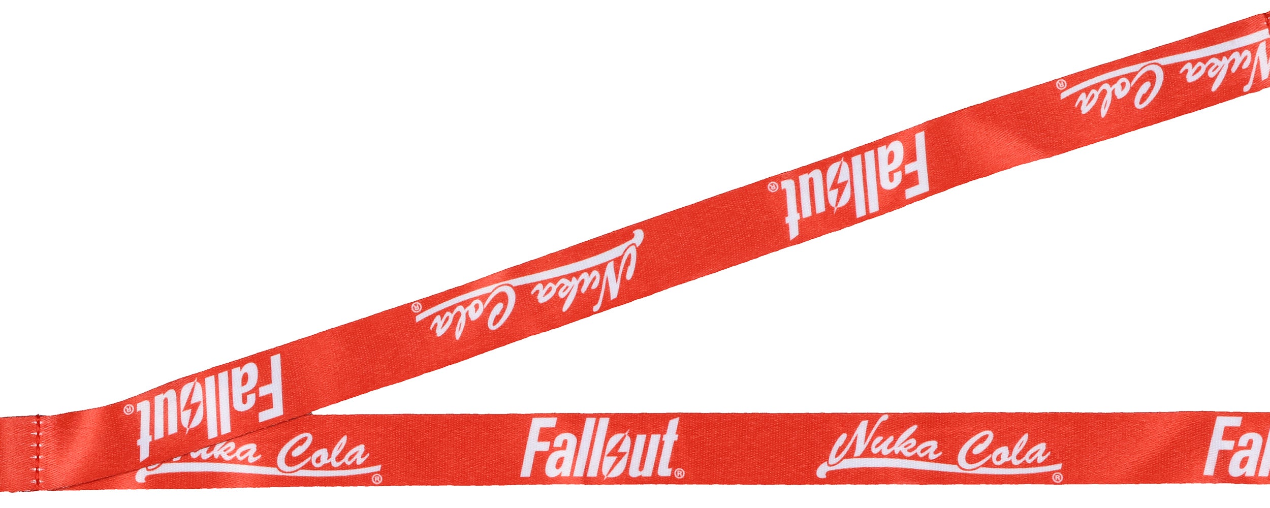 Fallout Lanyard Nuka Cola Zap That Thirst Clear ID Badge Holder Keychain