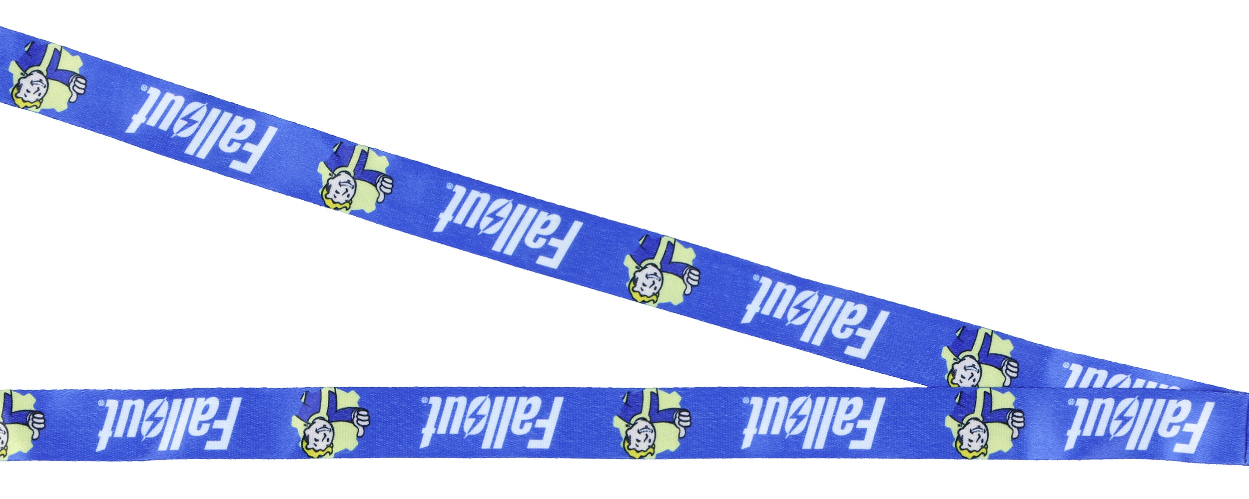 Fallout Lanyard Vault 101 Clear ID Badge Holder with Pip-Boy Charm