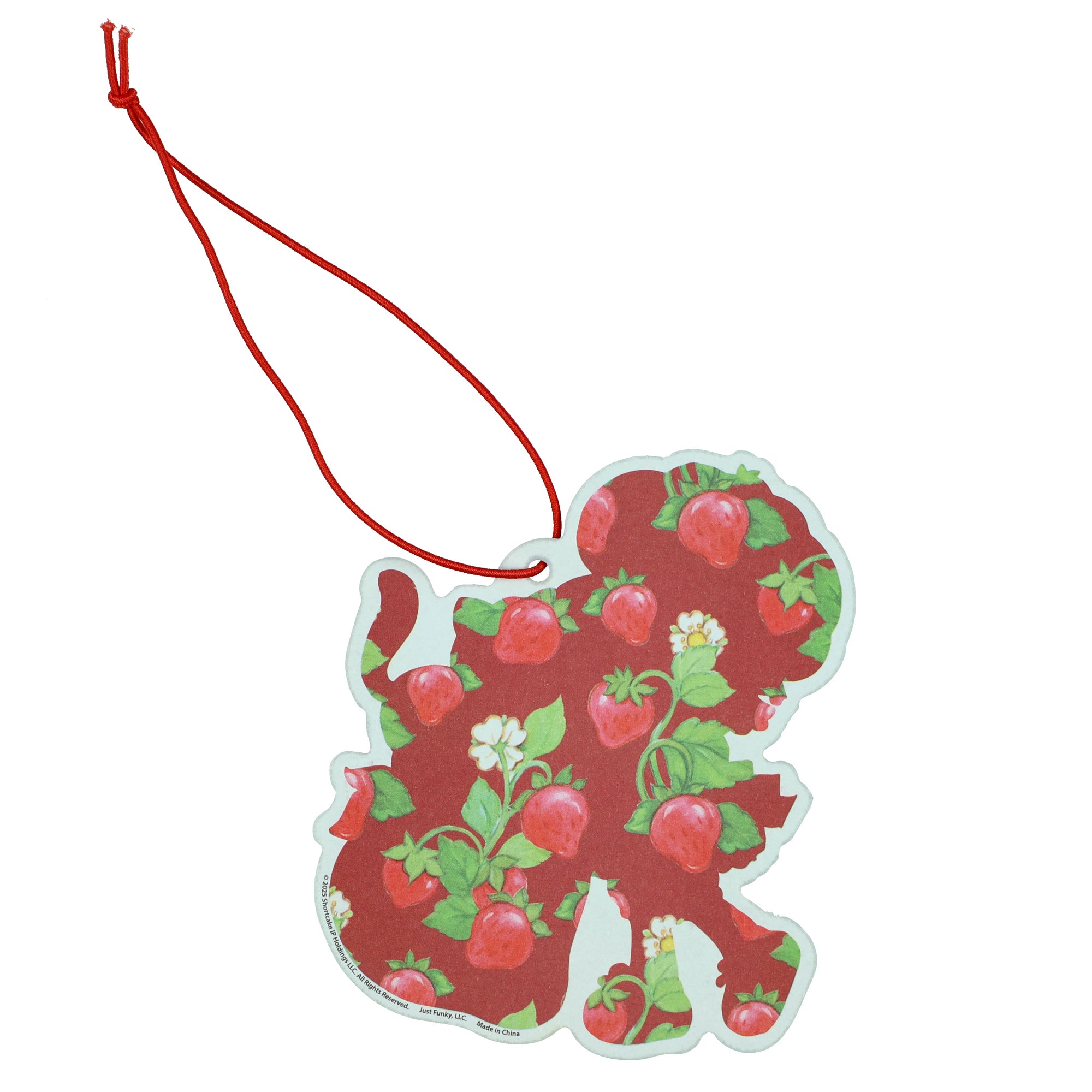Strawberry Shortcake Cardboard Hanging Air Freshener- Strawberry