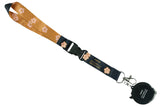 Sonic The Hedgehog Shadow Wristlet Lanyard with Clear ID Holder Keychain