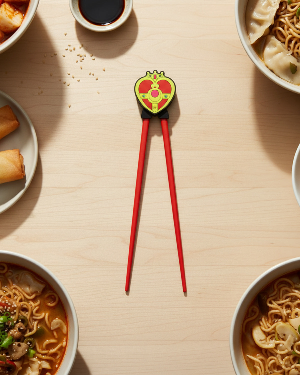 Sailor Moon Chopsticks Cosmic Heart Plastic Trainer Anime Utensils