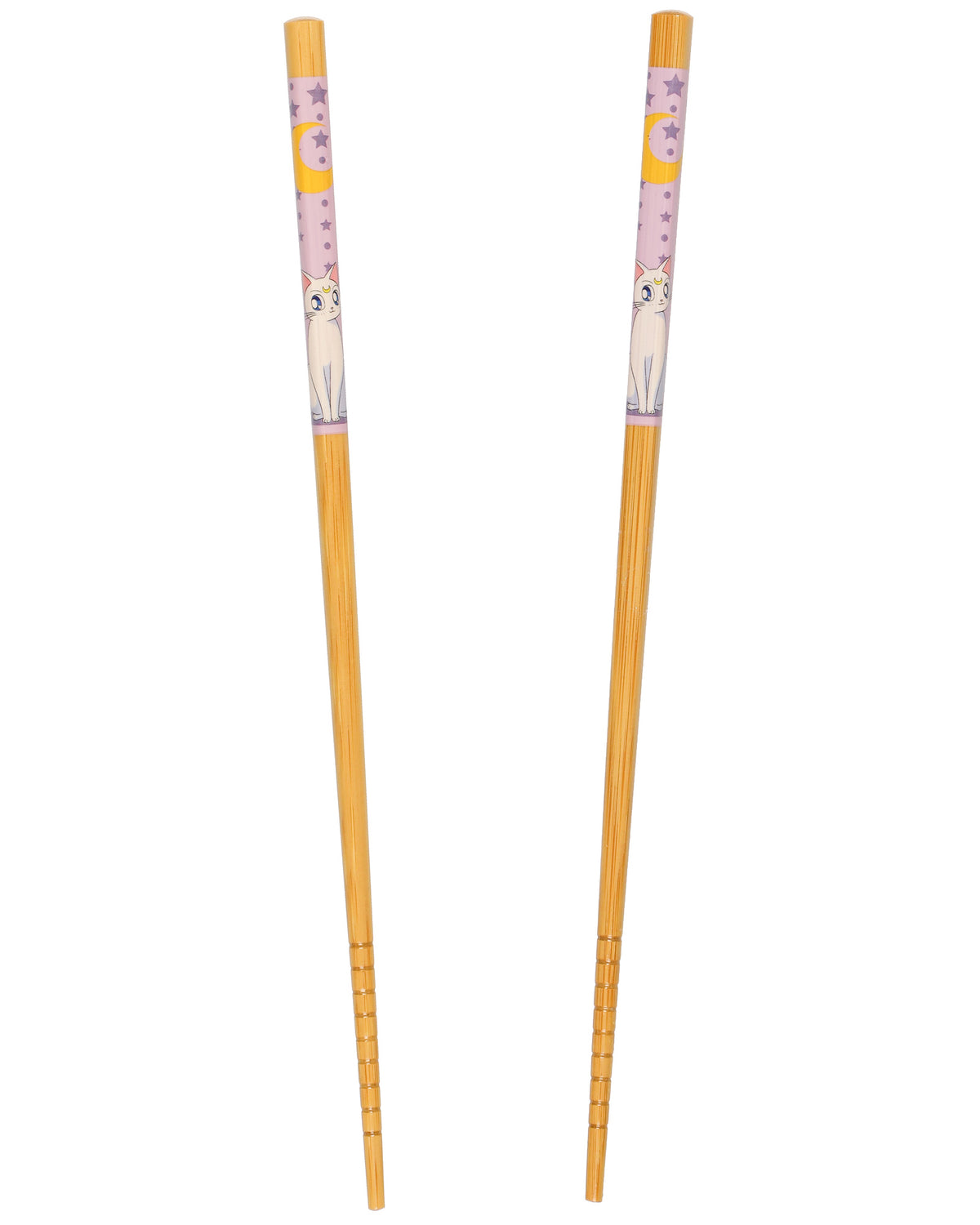 Sailor Moon Reusable Chopsticks Luna and Artemis Set of 2 Bamboo Chopsticks