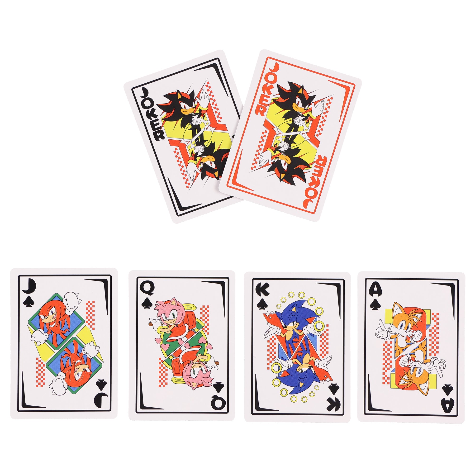 Sonic The Hedgehog Playing Cards Team Sonic Design 52 Count Deck