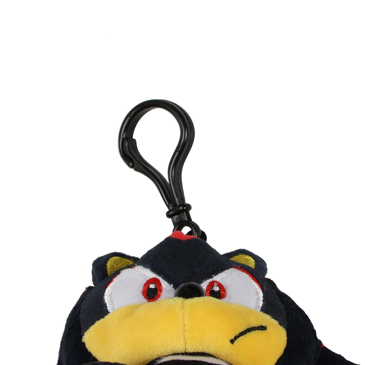 Sonic the Hedgehog Plush Keychain 4-Inch Shadow Stuffed Animal Key Ring Clip