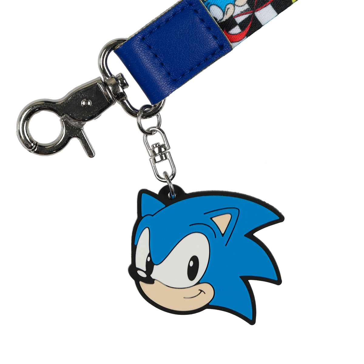 Sonic The Hedgehog Wristlet Keychain Lanyard Charm Wrist Strap