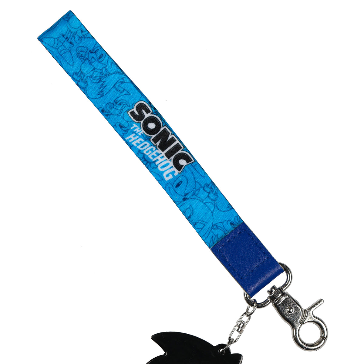 Sonic The Hedgehog Wristlet Keychain Lanyard Charm Wrist Strap