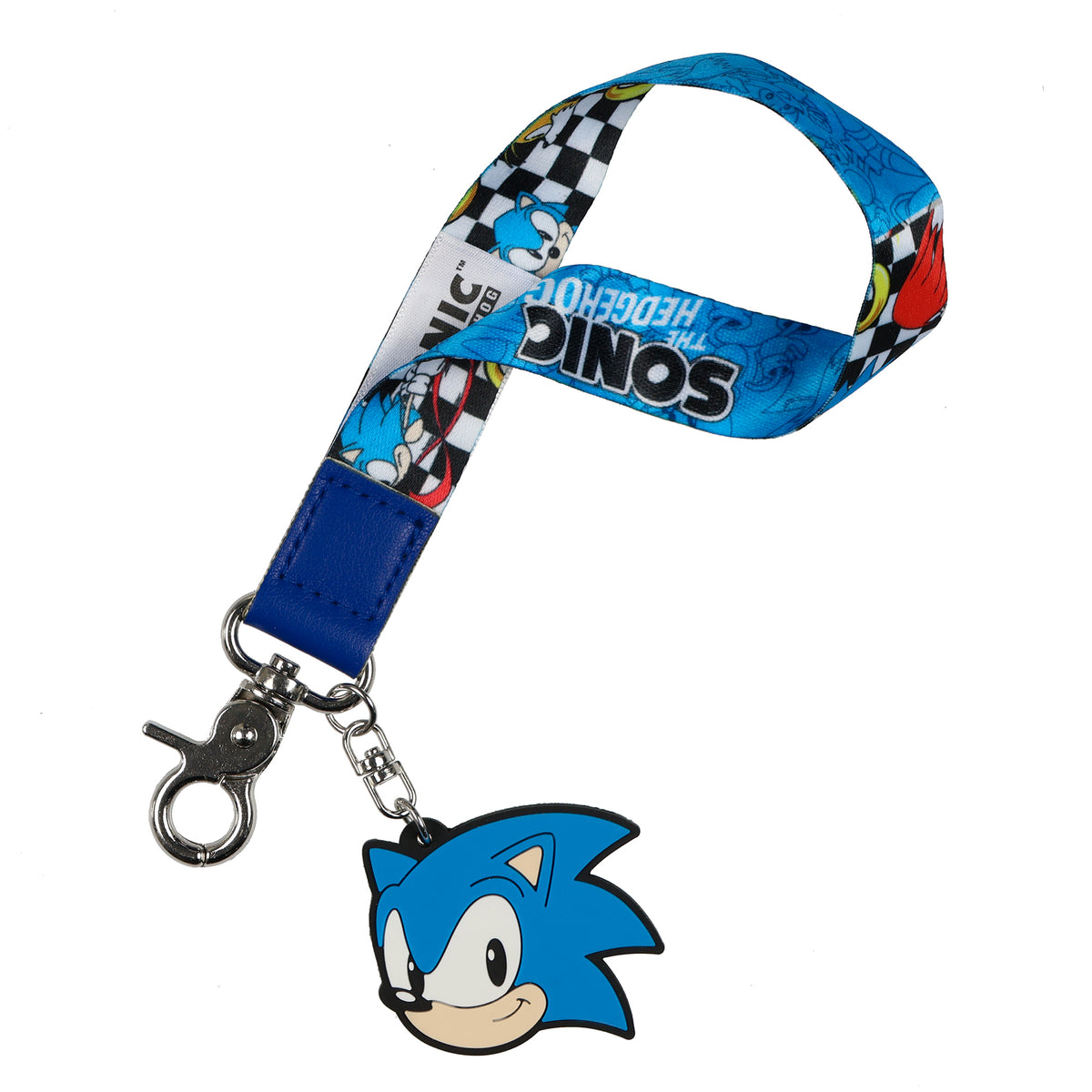 Sonic The Hedgehog Wristlet Keychain Lanyard Charm Wrist Strap