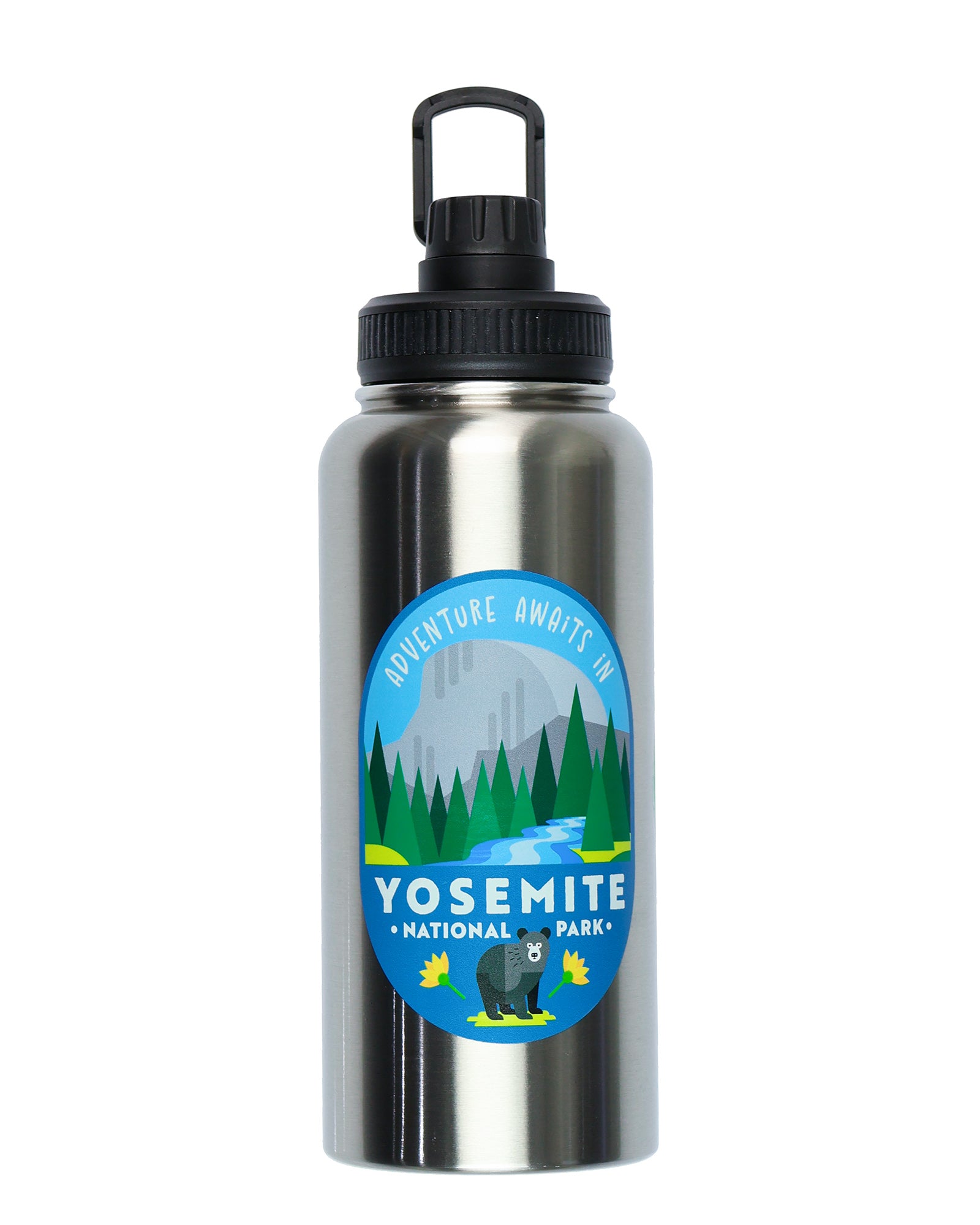 Yosemite National Park Water Bottle 32oz Double-Wall Insulated Stainless Steel