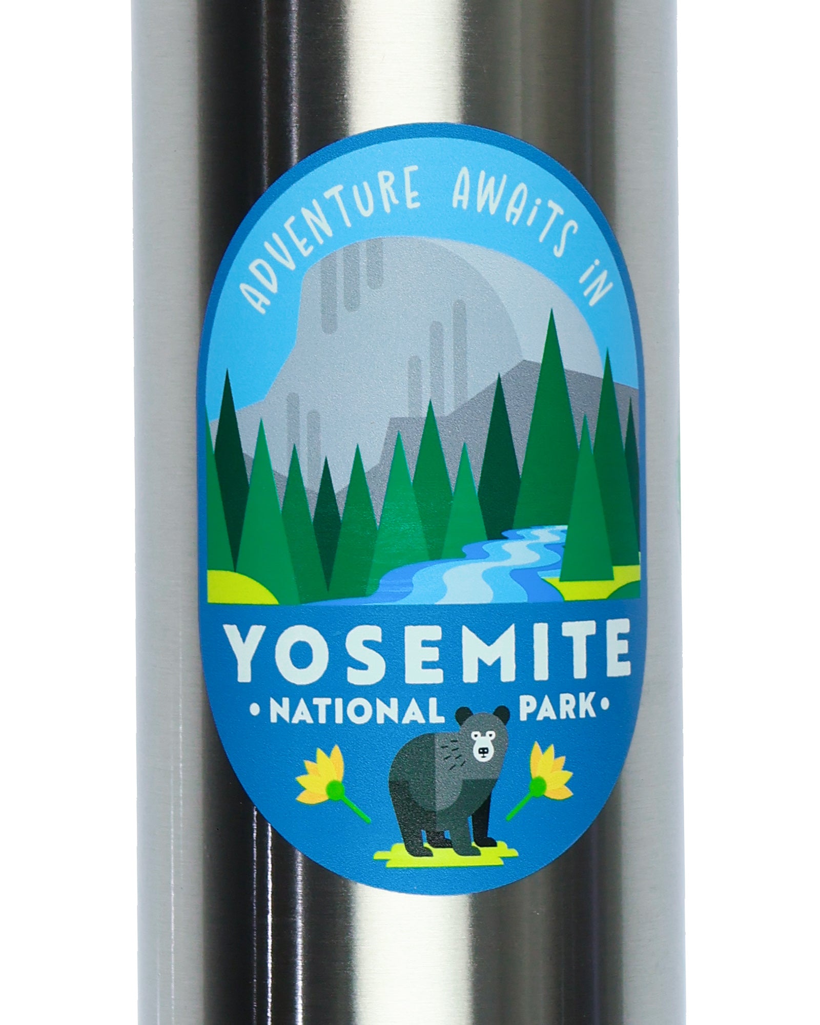 Yosemite National Park Water Bottle 32oz Double-Wall Insulated Stainless Steel