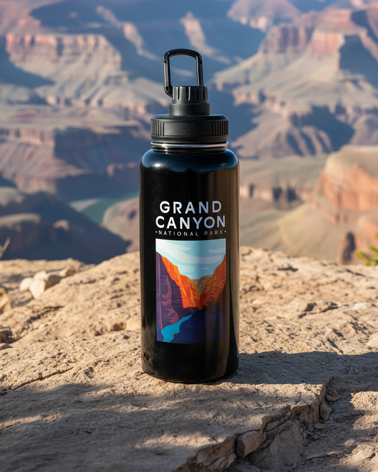 Grand Canyon National Park Water Bottle 32oz Double-Wall Insulated Stainless Steel