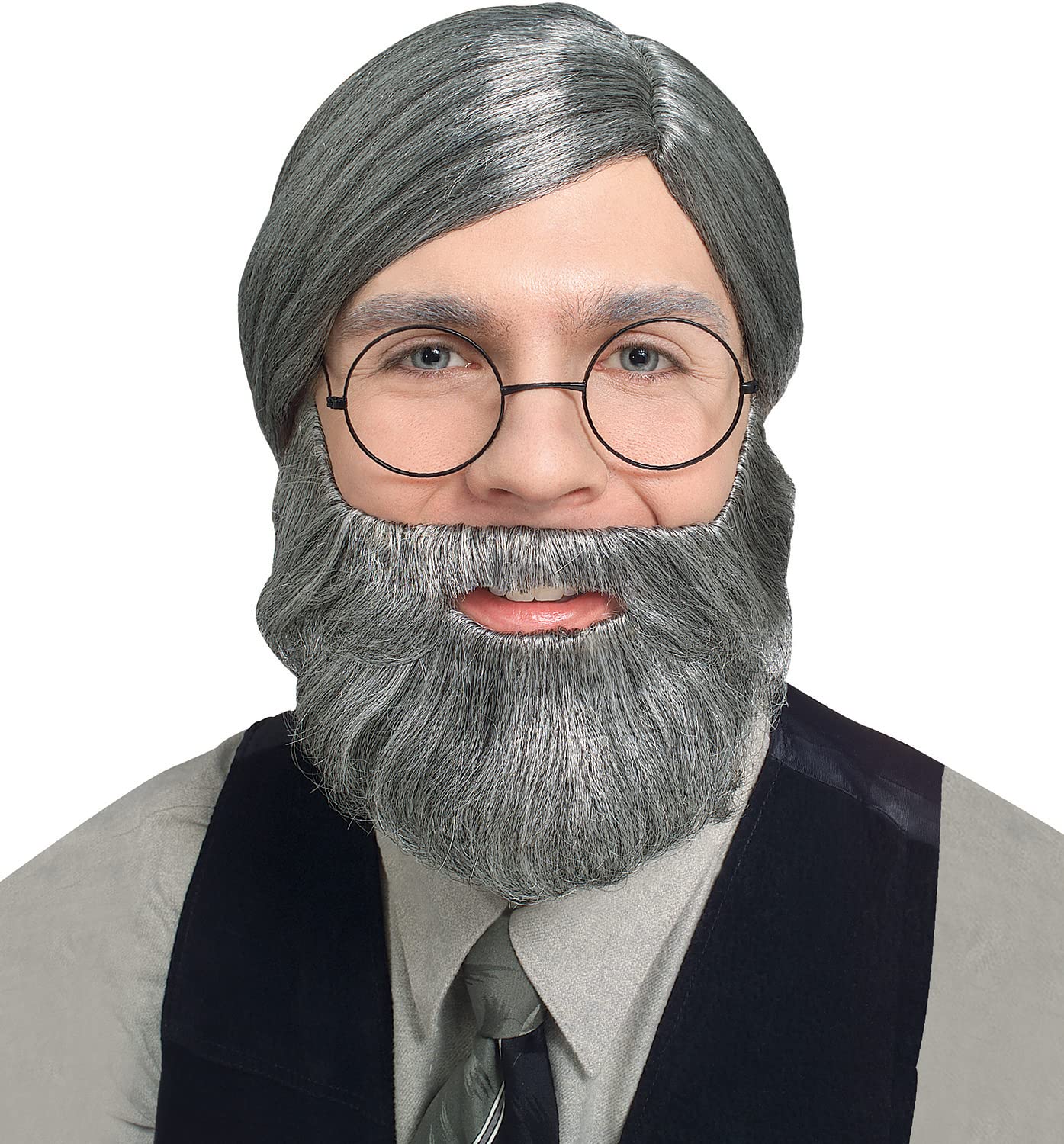 Rubie's Mens' Character Beard Pull On Costume OSFM (Brown)