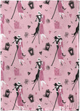 Disney Nightmare Before Christmas Silk Touch Throw Misfit Tango Blanket