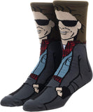 The Breakfast Club Teen Movie John Bender 360 Character Collection Crew Socks
