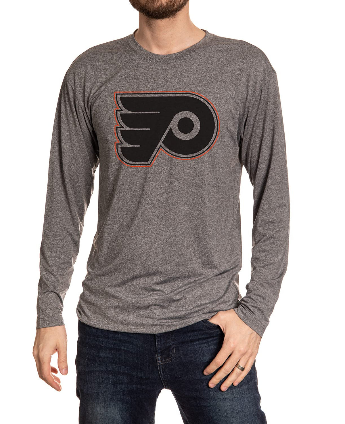NHL Mens Performance Rash Guard Base Layer Long Sleeve Shirt