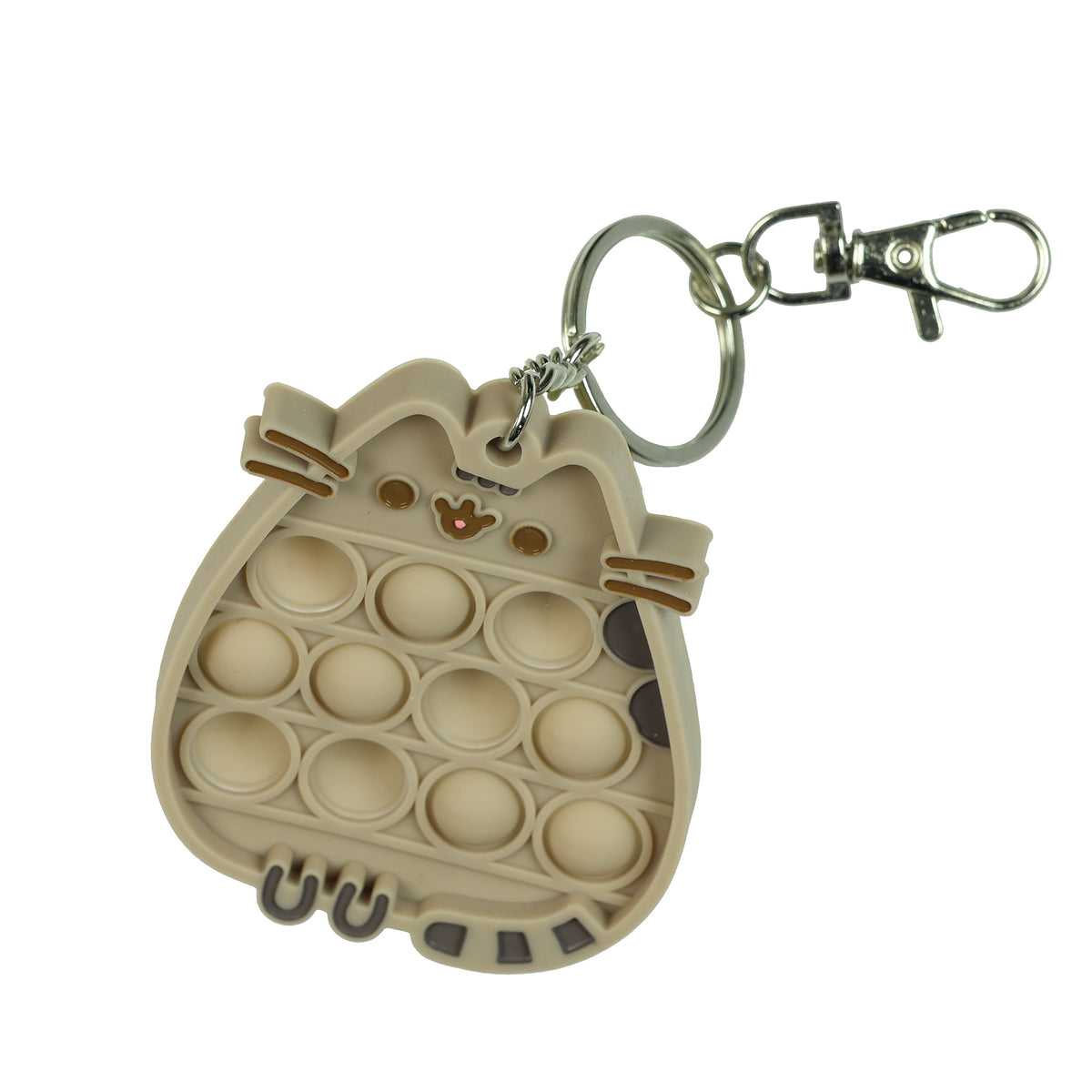 Pusheen The Cat Bubble Fidget Popper Keychain Sensory Toy 3"