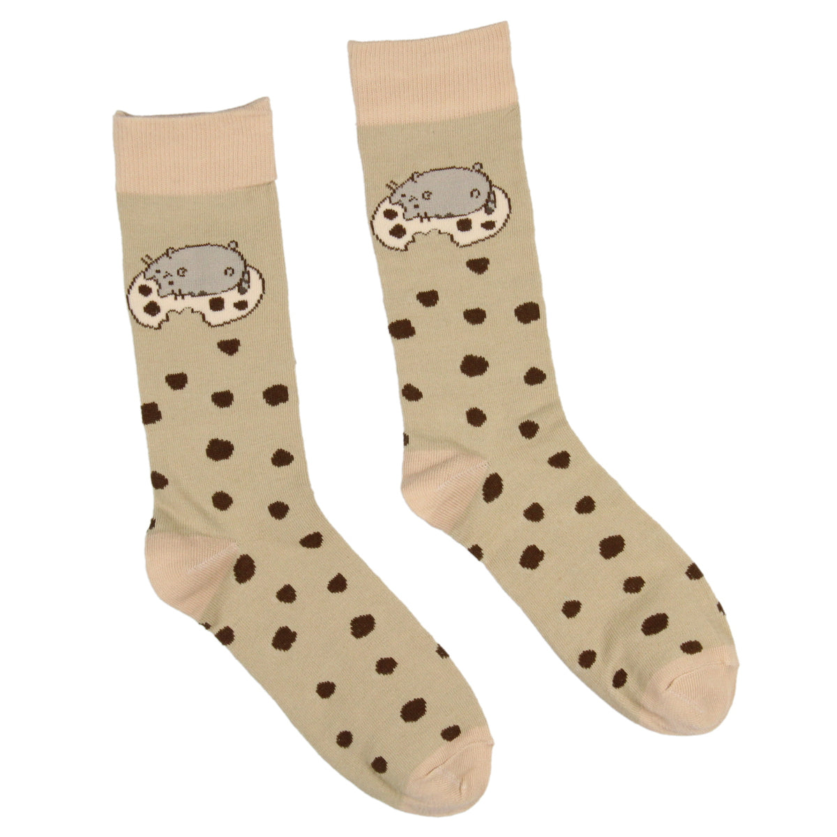 Pusheen The Cat Yummy Snacks Crew Socks Size 5-9 - 2 Pair