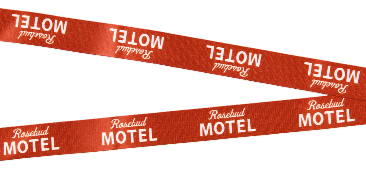 Schitts Creek Welcome To Rosebud Motel ID Badge Holder Keychain Strap Lanyard