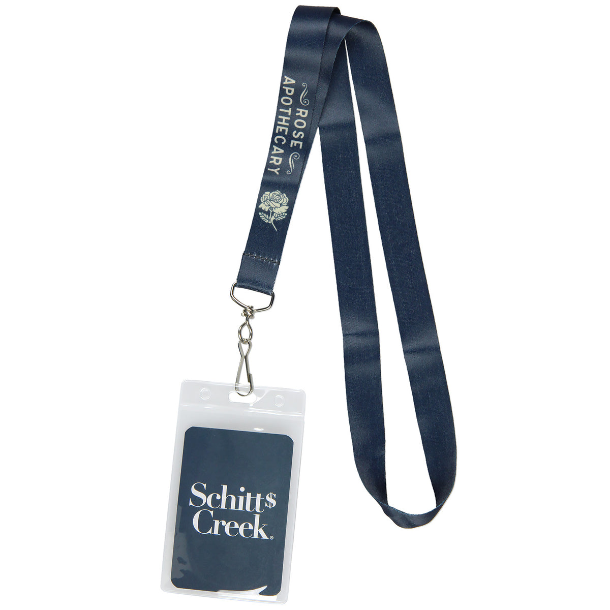 Schitts Creek Lanyard Rose Apothecary ID Badge Holder Keychain Lanyard