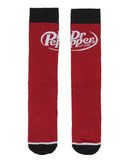 Dr Pepper Soda Drink Crew Socks