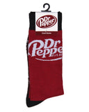 Dr Pepper Soda Drink Crew Socks