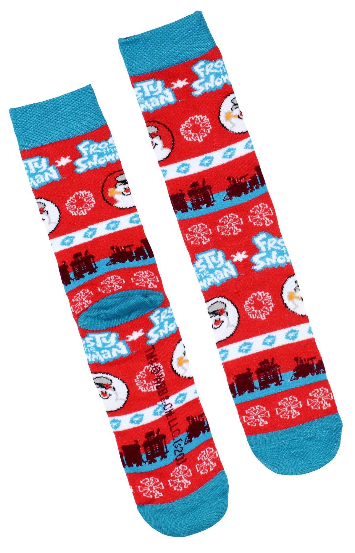 Frosty The Snowman Adult Winter Holiday 3 Pair Crew Socks