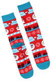 Frosty The Snowman Adult Winter Holiday 3 Pair Crew Socks