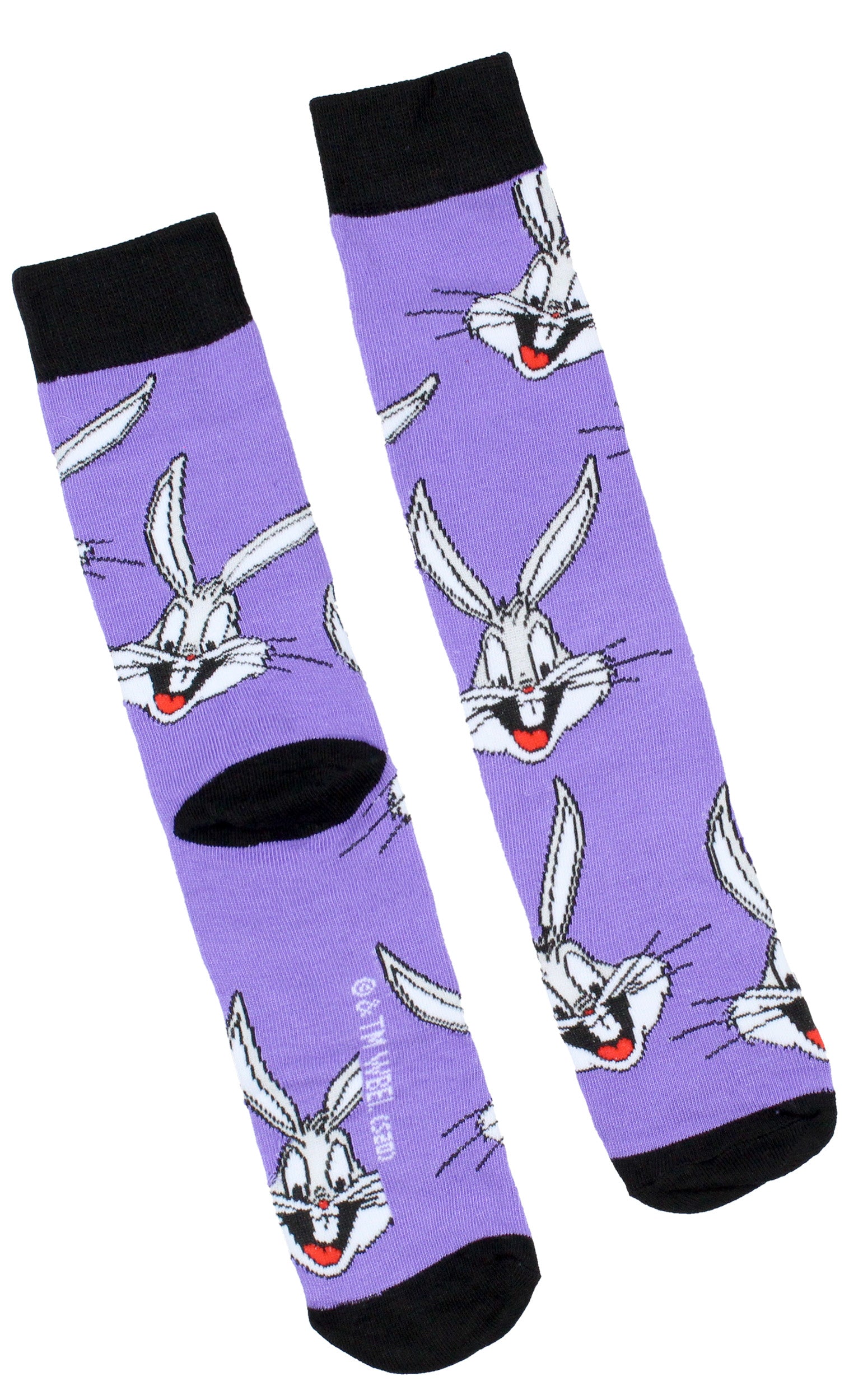 WB Looney Tunes Character Men's 3 Pair Casual Crew Socks Mid Calf