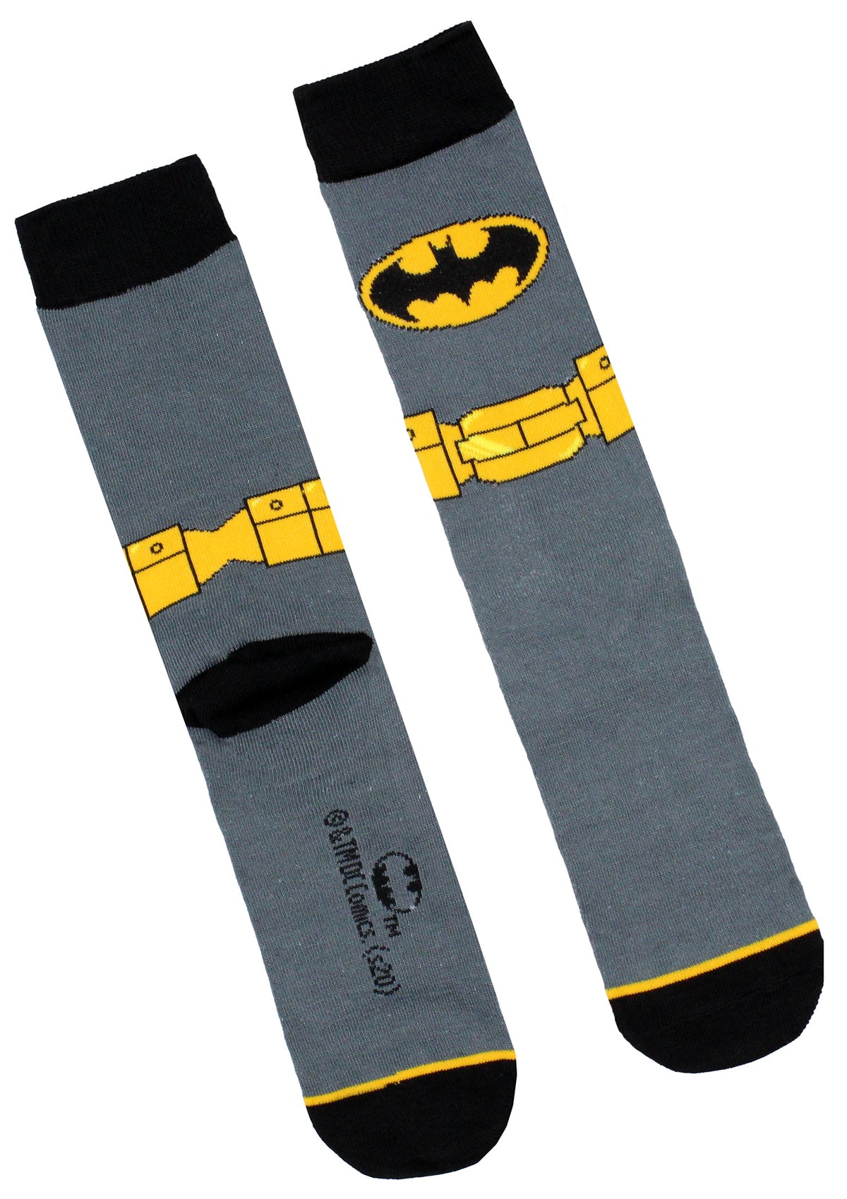 DC Comics Justice League Superman The Flash Batman Socks Men's 3 Pack Crew Socks