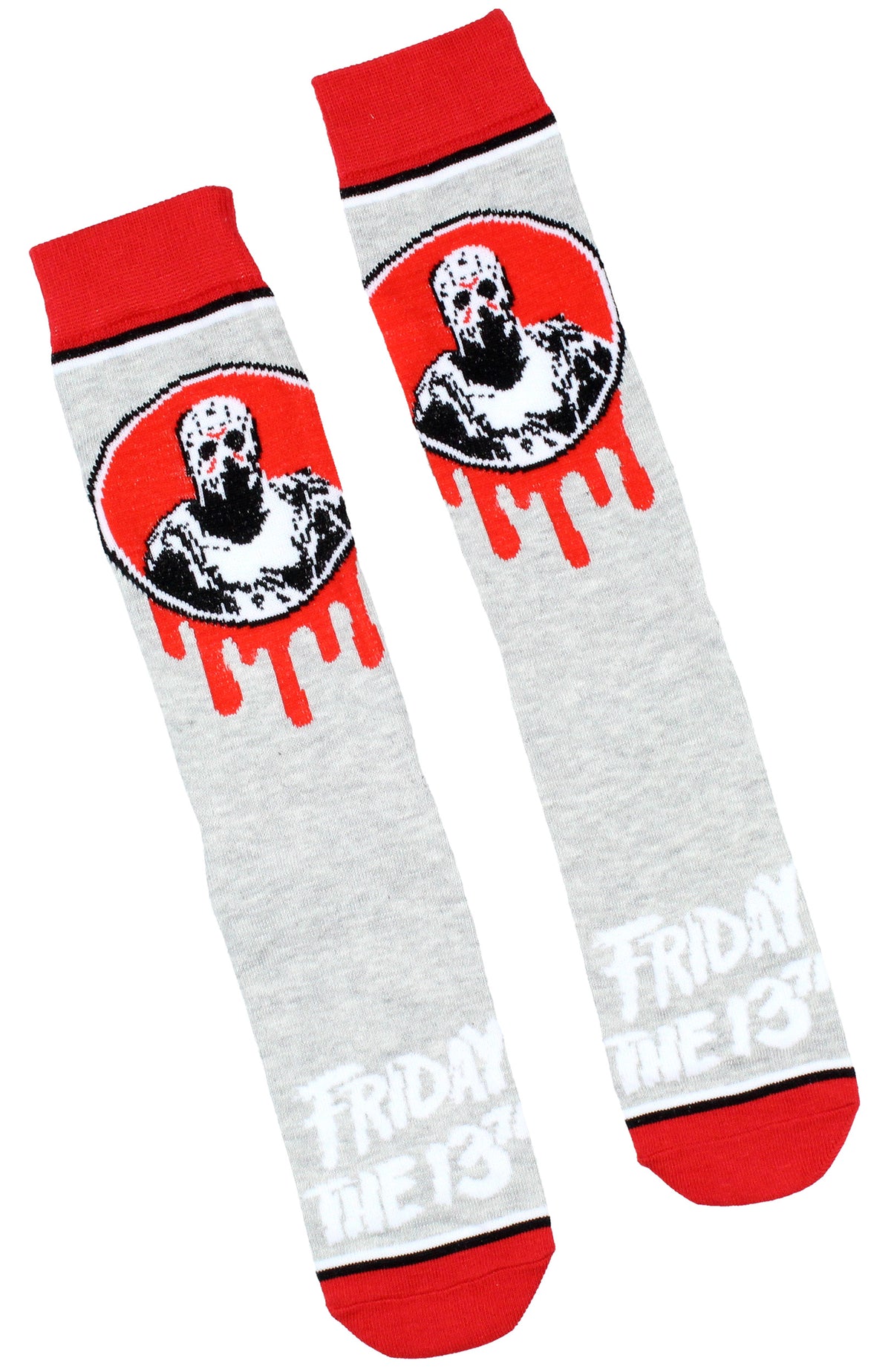 Friday The 13th Jason Voorhees Socks Horror Slasher Film Men's 3 Pack Crew Socks
