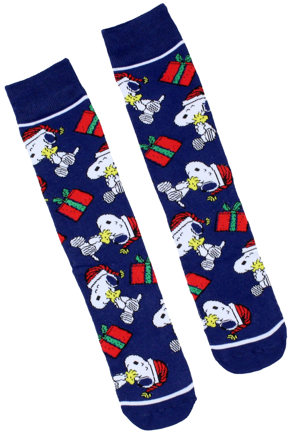 Peanuts Snoopy Holiday Themed 3 Pack Adult Mid-Calf Crew Socks