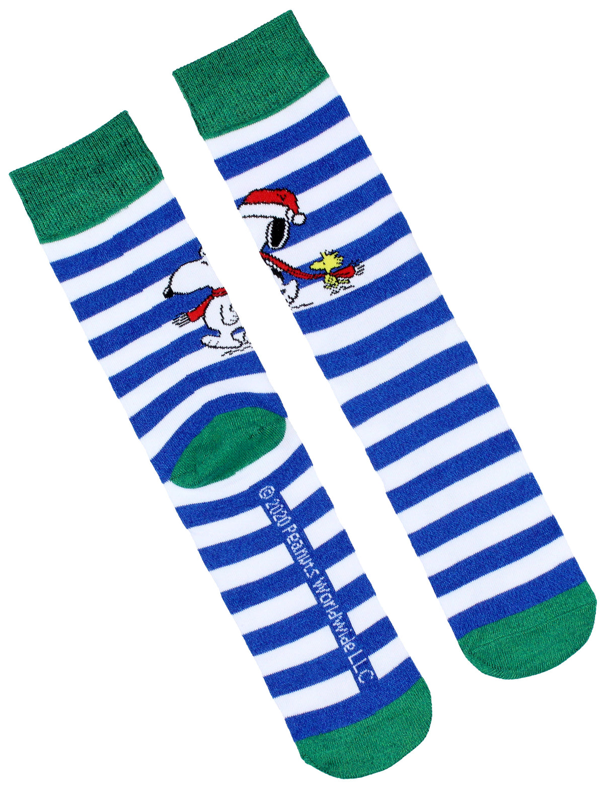 Peanuts Snoopy Holiday Themed 3 Pack Adult Mid-Calf Crew Socks
