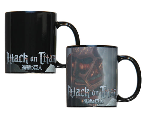 Attack on Titan Anime Colossal Titan Heat Reactive Color Changing Mug Coffee Cup