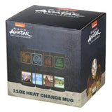 Avatar The Last Airbender Nation Emblems Heat Reactive Color Changing Coffee Mug Cup