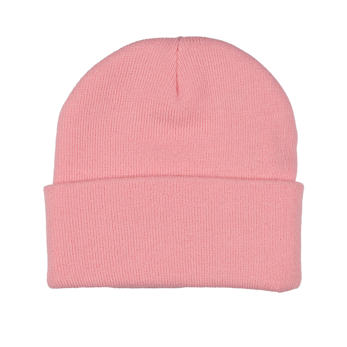 Pusheen Beanie Embroidered Tabby Cat Patch Design Fold Cuff Knit Hat Adult