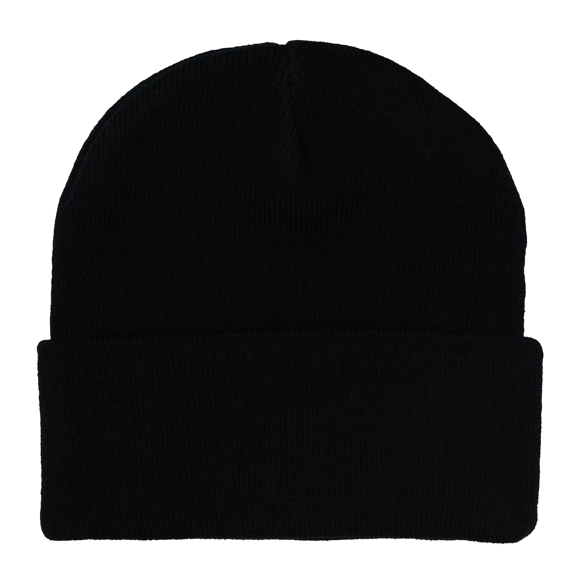 Dr Pepper Beanie Black Knit Fold Cuff Hat with Embroidered Logo OSFM Adult