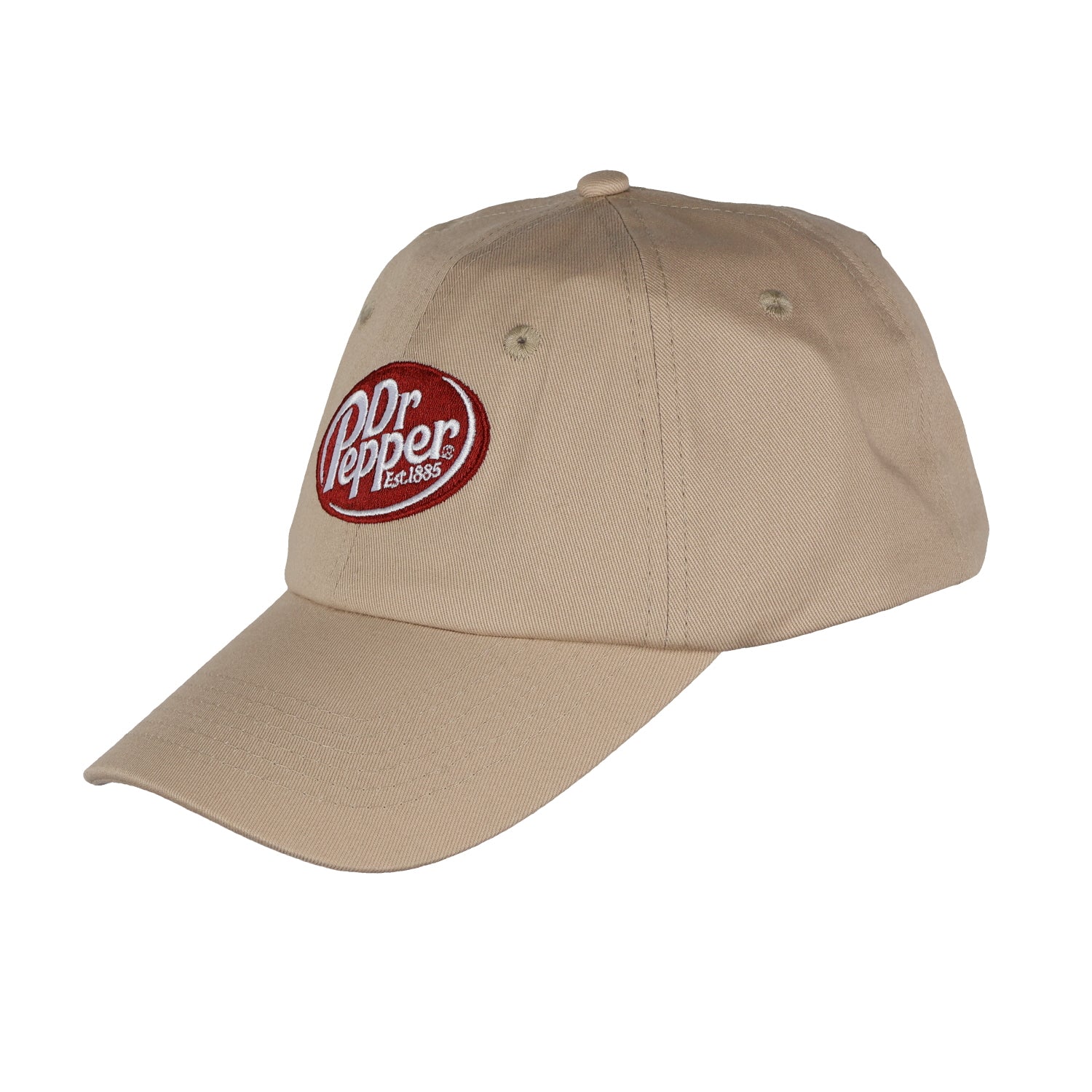 Dr Pepper Baseball Cap Embroidered Logo Adjustable Slide Strap Dad Hat OSFM