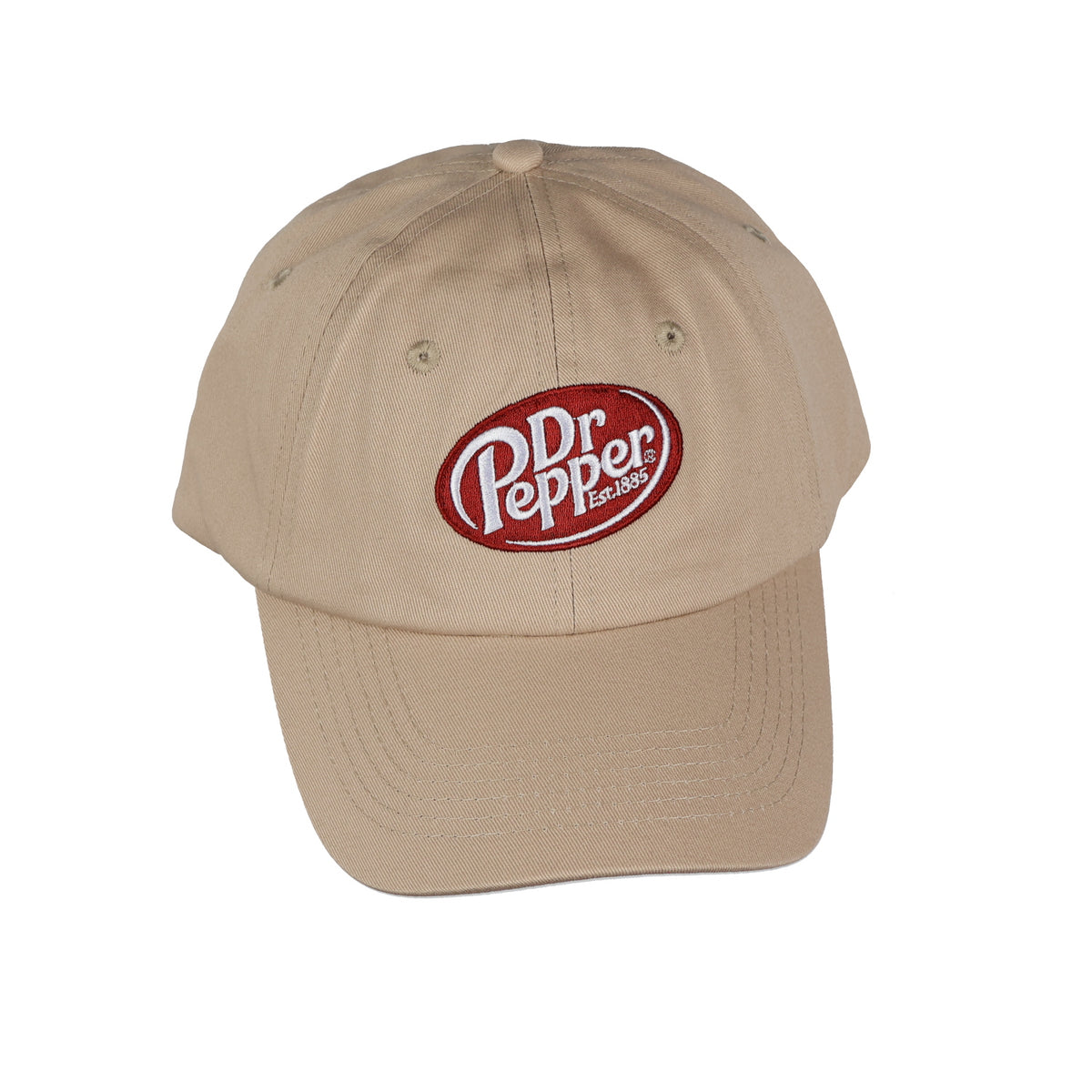 Dr Pepper Baseball Cap Embroidered Logo Adjustable Slide Strap Dad Hat OSFM