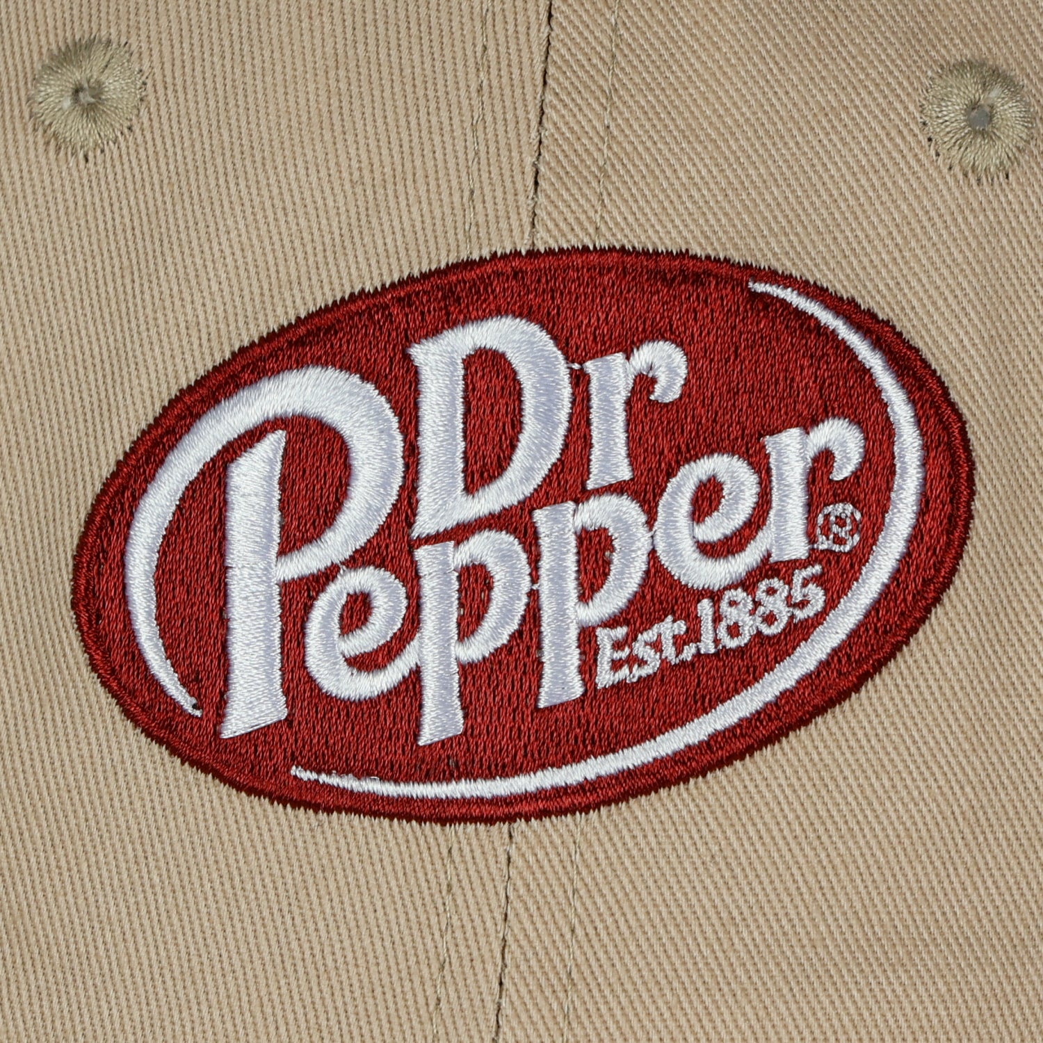 Dr Pepper Baseball Cap Embroidered Logo Adjustable Slide Strap Dad Hat OSFM