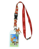 Disney Bambi Besties Forever Lanyard ID Badge Holder and 2" Rubber Charm