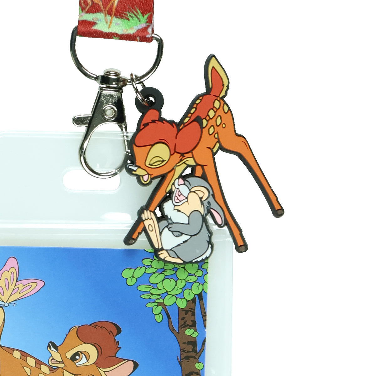 Disney Bambi Besties Forever Lanyard ID Badge Holder and 2" Charm